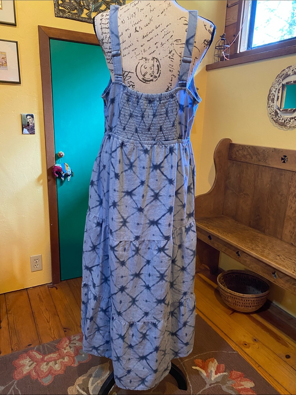 Sonoma Linen hi-low Midi Dress - Picture 2 of 7